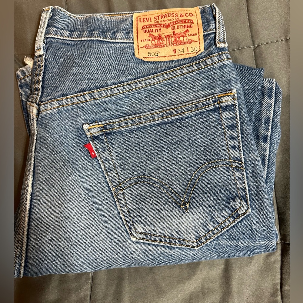 Levi's used 505 jeans 34 x 30